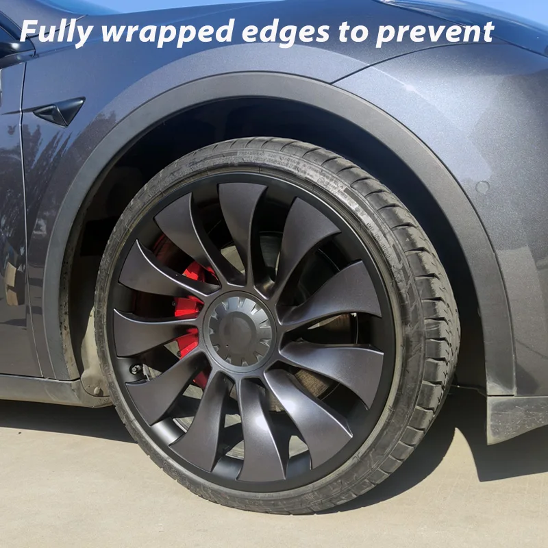 Rim Wheel Hub Protection Patch Protectors ABS Wheel Guard Covers Accessories For Tesla Model Y 21 Inch wheel hub covers,wheel hub caps