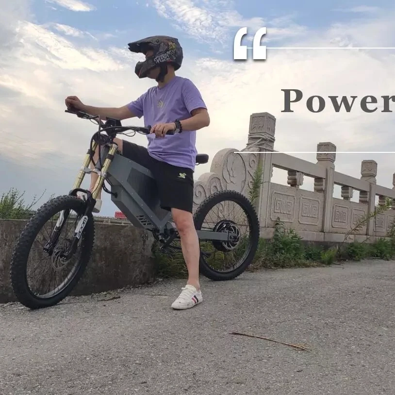 New Type 72V 5000W Powerful Electric Bike with QS Motor Sabvoton Controller 26 Inch Tire