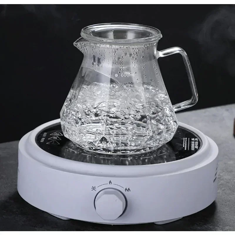 400-600ml Diamond Glass Coffee Sharing Pot Espresso Glass Carafe Coffee Pot Pour Over Filter Kettle Accessories coffee pot