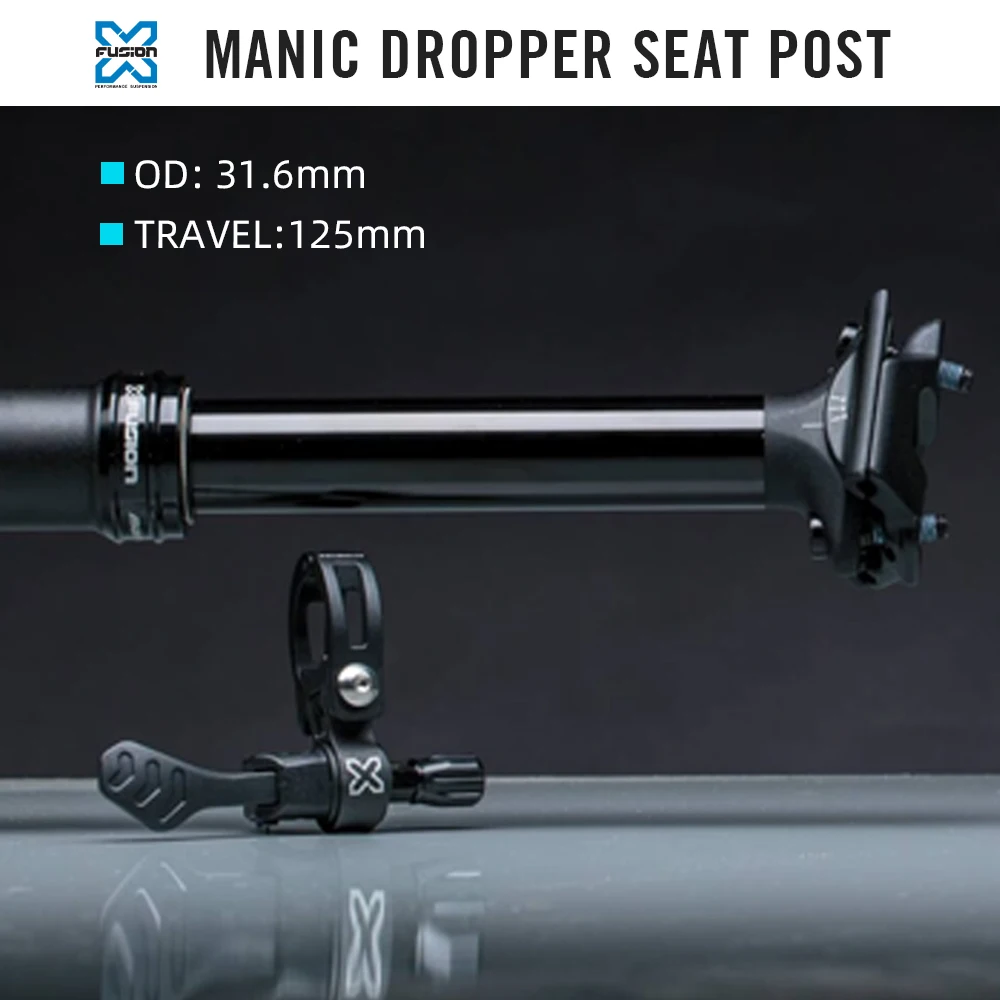 X-fusion-mtbドロッパーシートポスト、インターネルケーブルドロッパー