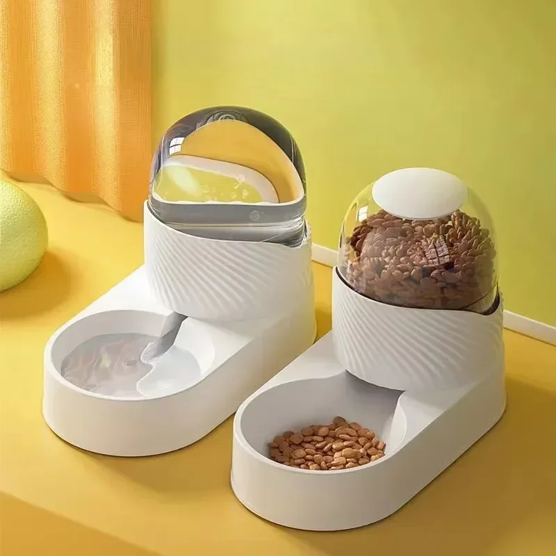 

Replenishment Gravity Large Cats Food Automatic Dispenser Dogs for Drinker Supplies Pet Capacity Water Feeder