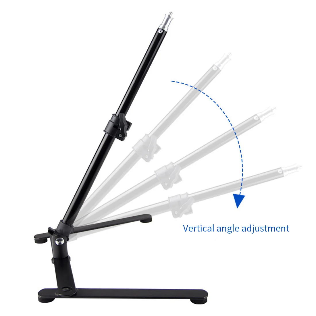 Foldable Bracket Mobile Phone Overhead Stand Live Light Extension Rod Microphone Vlog Shooting Support SLR Mount Photo Studio