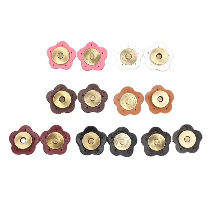 

Bag Magnetic Buttons Genuine Leather Bronze for Women Handmade DIY Handbag Fastener Accessories 1pc