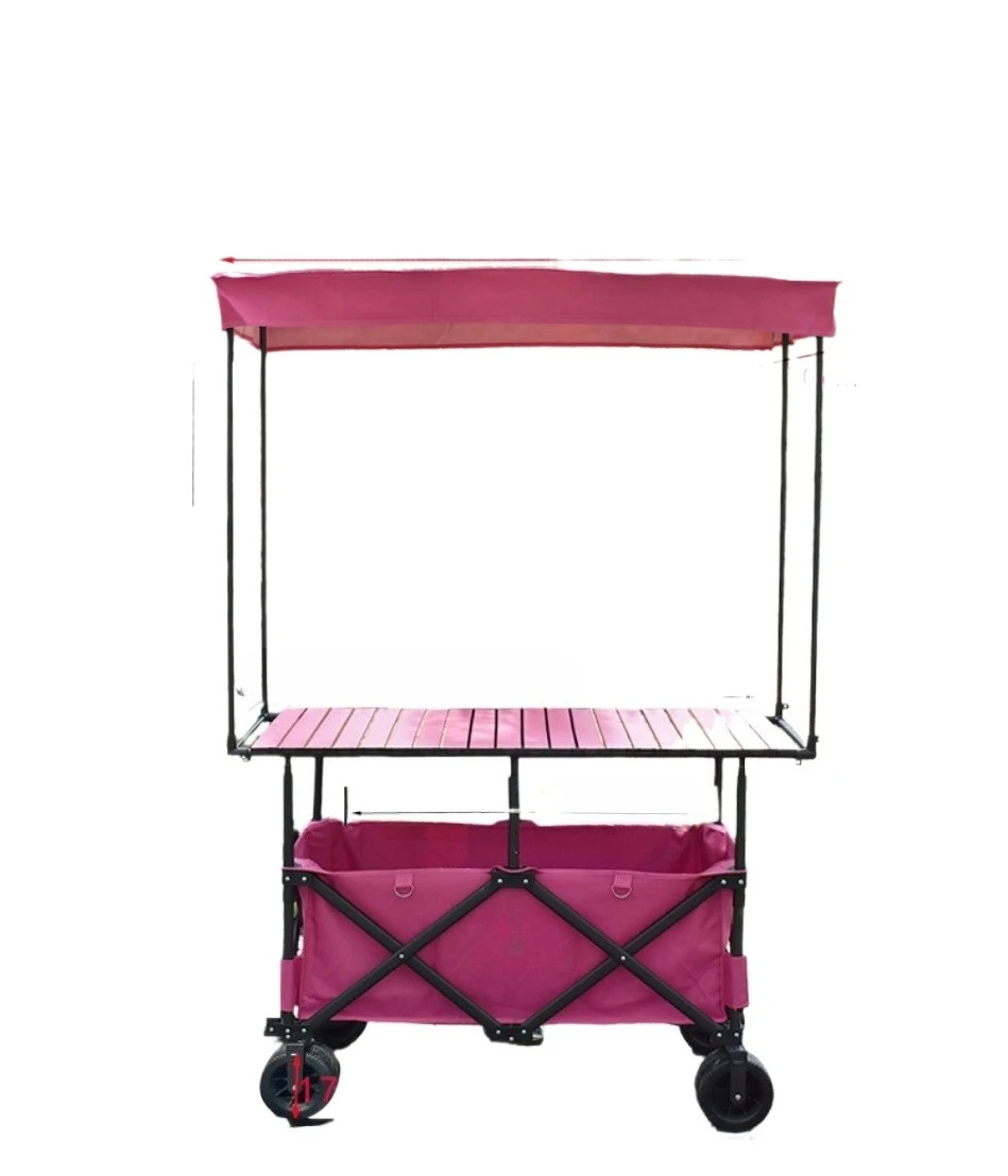 Rengue Double Decker Wagon Collapsible, Heavy Duty Foldable Wagon With Big Wheels - View #7