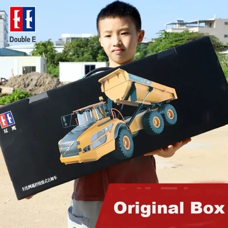 Large RC truck 1:20 Double E E591 A40G 6WD Rc Dumper  Cars Trucks Remote Control Car Tractor Articulated Dump Engineering Car 5