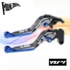 Fit For YZF R1 2002-2003 YZFR1 YZF-R1 Motorcycle CNC Accessories Folding Extendable Brake Clutch Levers Adjustable Handle Set 1