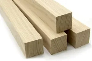 

4 Pack Set, - White Ash Turning Blanks 18" X 2" X 2"