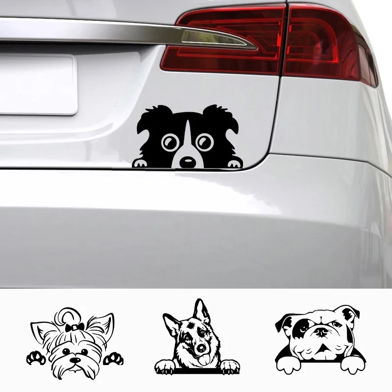 Auto Sticker Autoaufkleber Lustig Dog 2Pcs 10Cm Selbstklebender