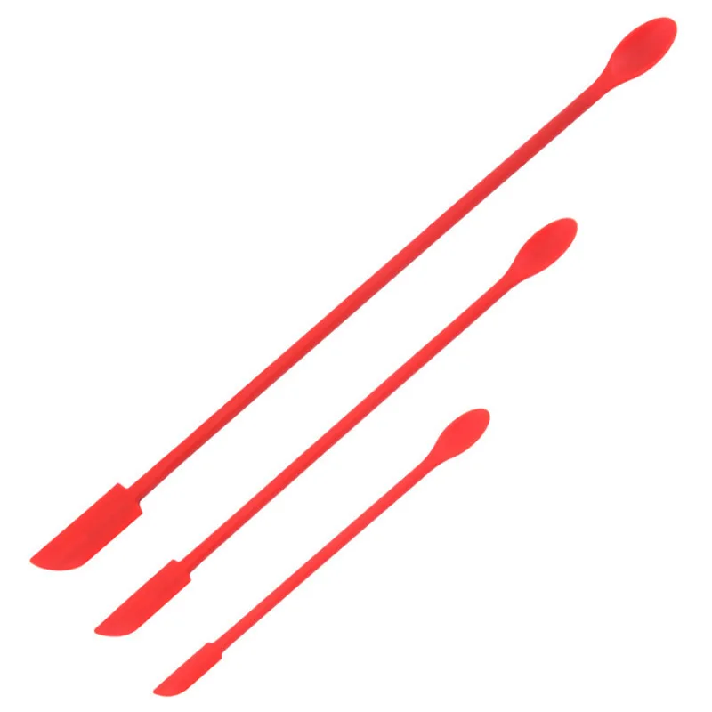 Double-End Silicone Sealing Wax Spatula Tool Multifunctional Wax Seal Stir Sticks Heat-Resistant Silicone Scraper For Sealing