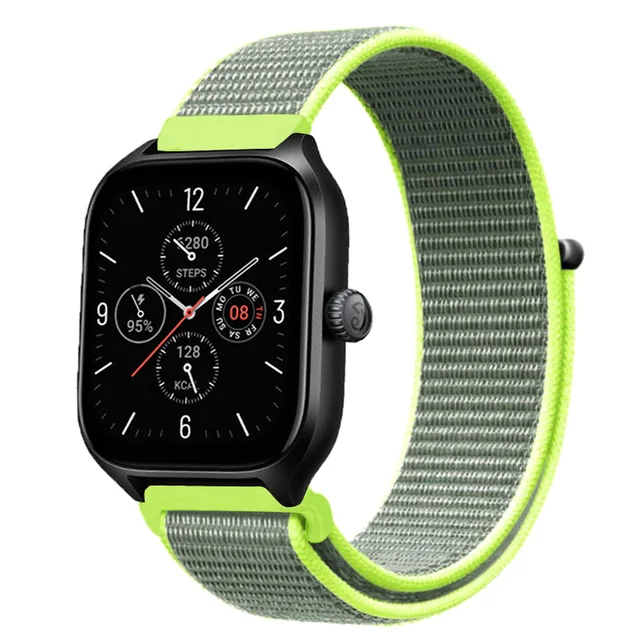 Nylon Loop Strap - 20mm/22mm Adjustable Smartwatch Band Bracelet