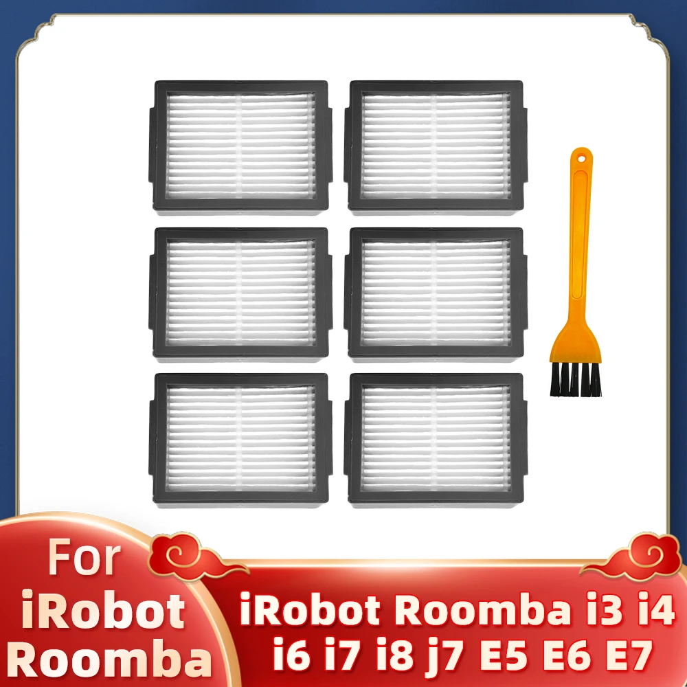 Robot Vacuum Replacement Kit: Main Side Brush, Filter, and Dust Bag Parts