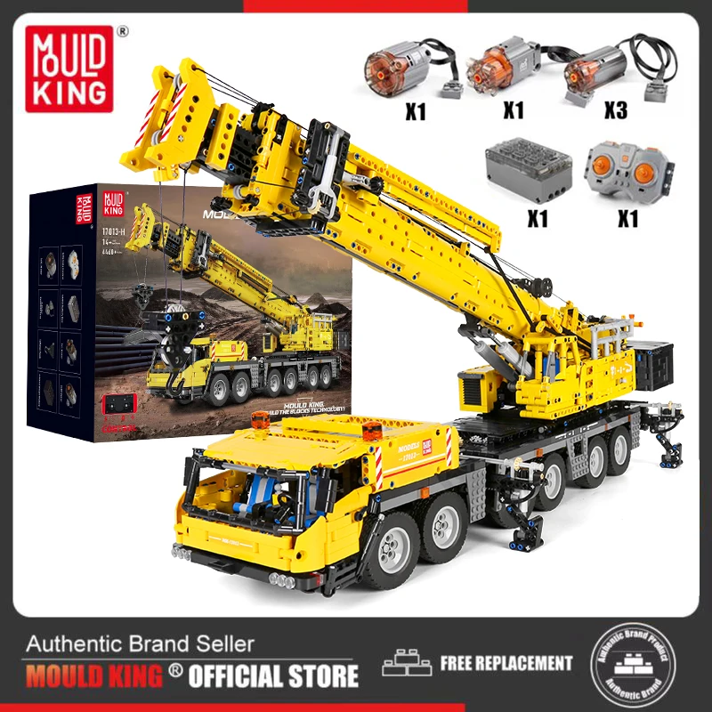 Mold King Technical Crane Building Kit App Rc Crane Truck Model Set Moc-0853 Mattoni Giocattoli Per Bambini E Adulti Regali Di Compleanno