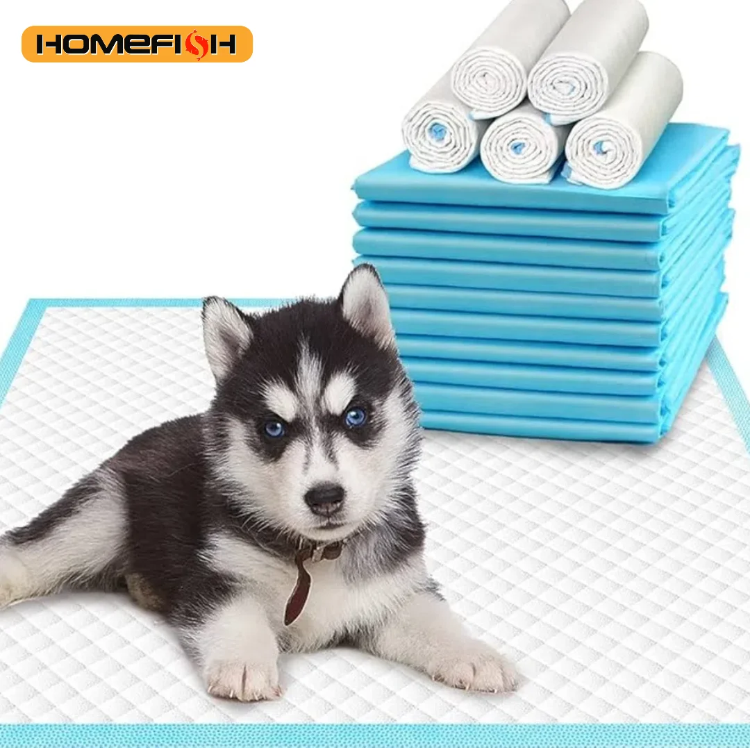 100PCS Super Absorbent Pet Diaper Pee Pads (45×60cm) – Disposable Training Mats for Dogs & Cats