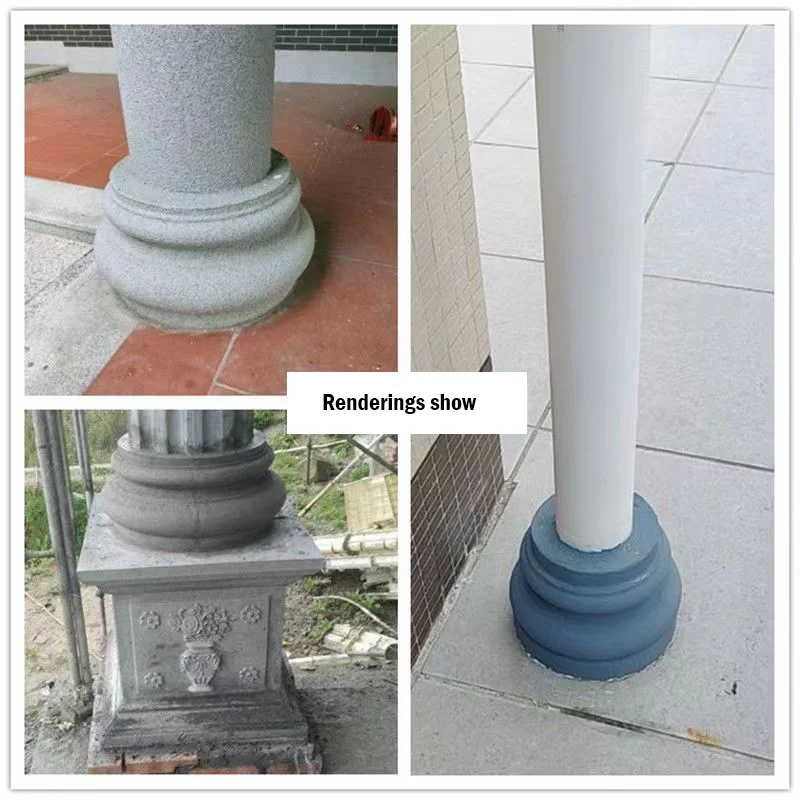 Molde Para Base De Columna Romana En Hormigón: Reutilizable, Fácil De Limpiar Y Perfecto Para Interior O Exterior