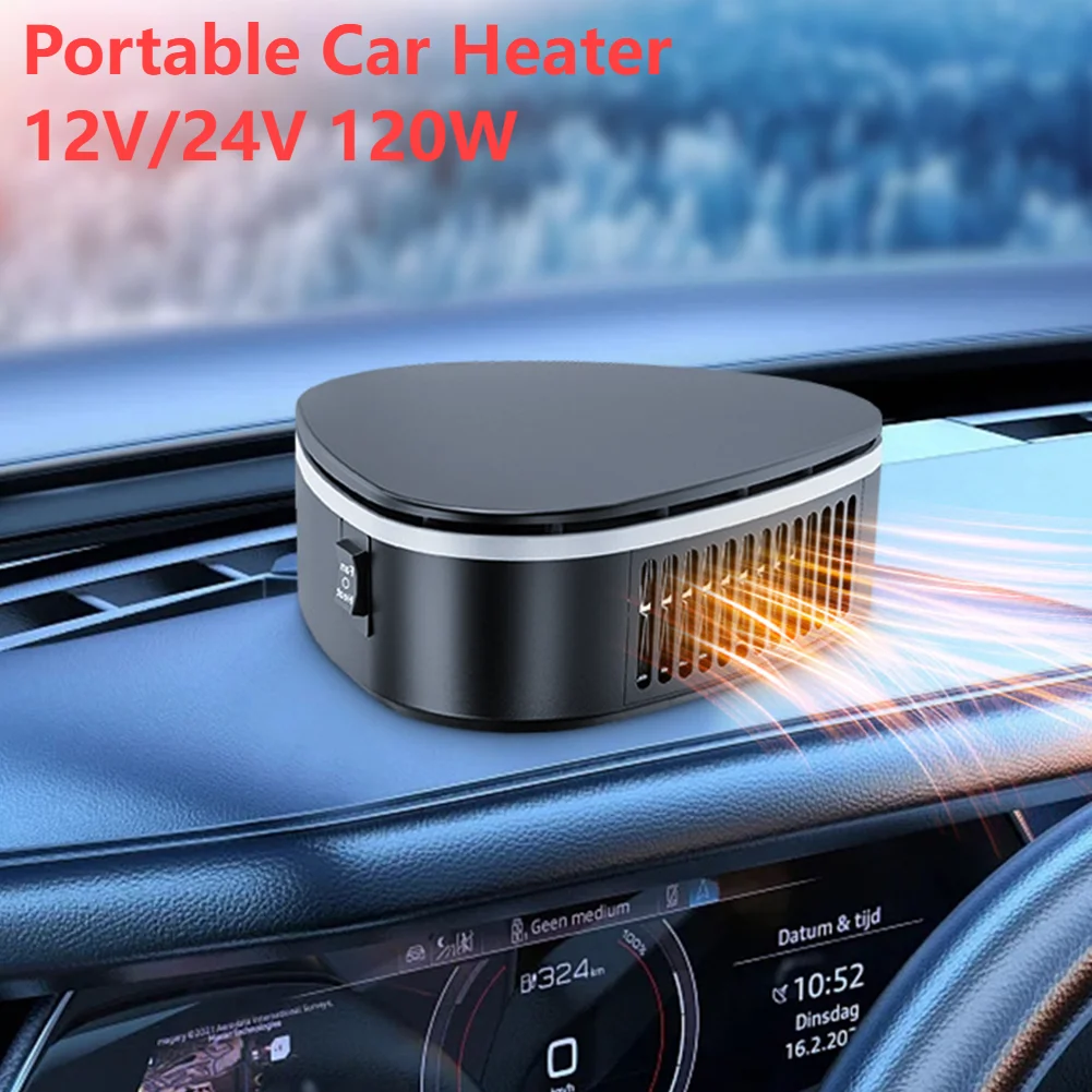 Dégivreur de vent froid et chaud pour pare-brise de voiture, ventilateur de  chauffage portable, dégivrage, dél'offre bueur de neige, accessoires de  voiture, 12V, 24V - AliExpress