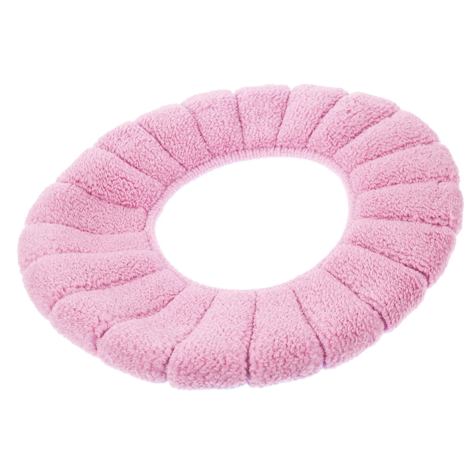 

Toilet Seat Polyester Cushion Pad Reusable Full Cover Bathroom Warmer Supple Household Mat
