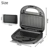 8-in-1 Waffle 1PC Multifunctional Breakfast Machine Saming Metallurgical Doughnuts Nuts Biscuits Steak Kitchen Appliances 2