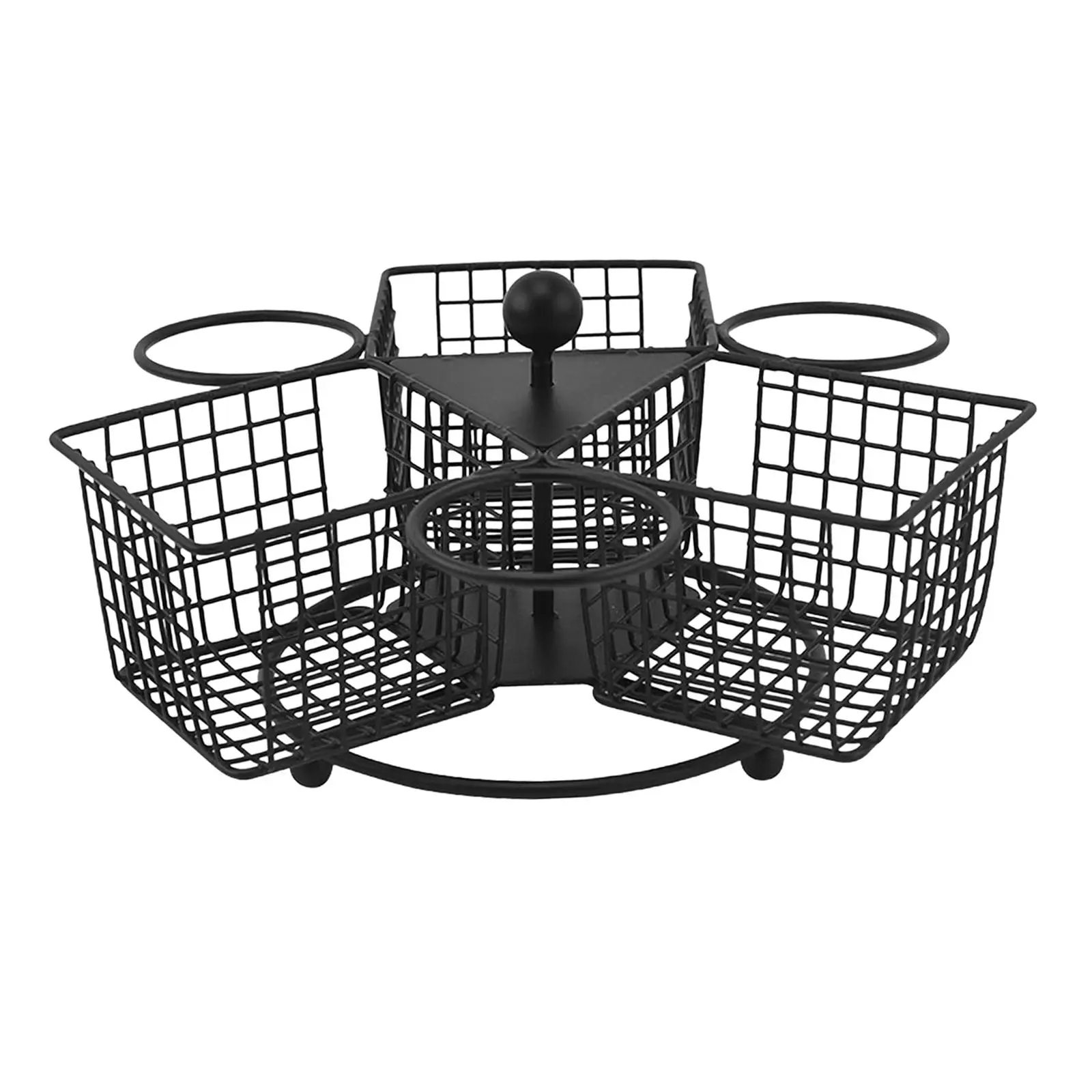 French Fries Basket Creative Rotary Multiuse Food Display Fried Chicken Basket For Party Living Room Camping Picnic Home