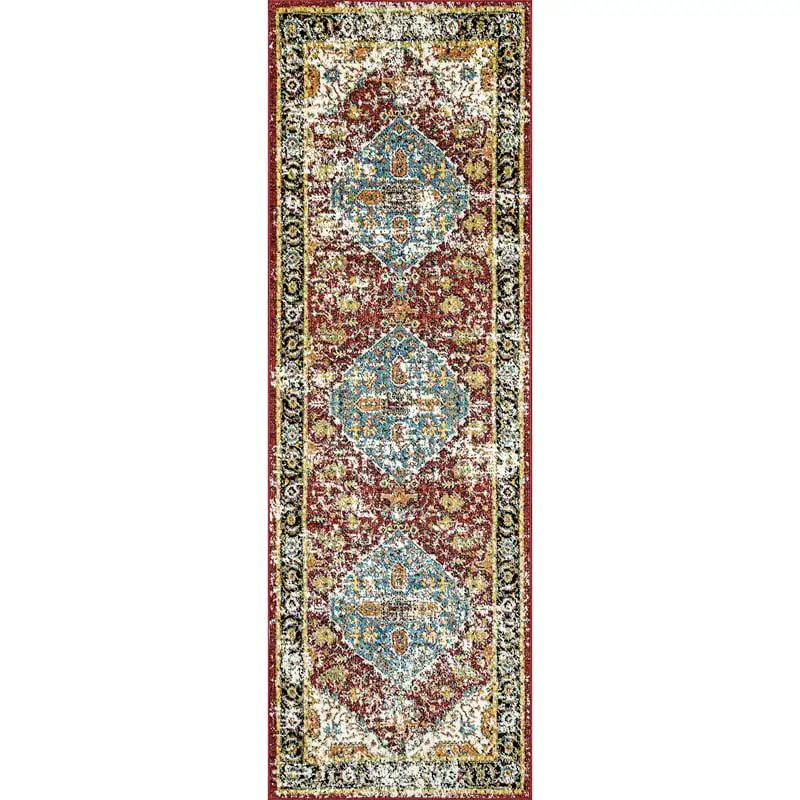 

Medallion Indoor/Outdoor Runner Rug, 2' 8 Cute home decor Alfombra cocina Living room rug extra large Inuyasha Area rugs bedroom
