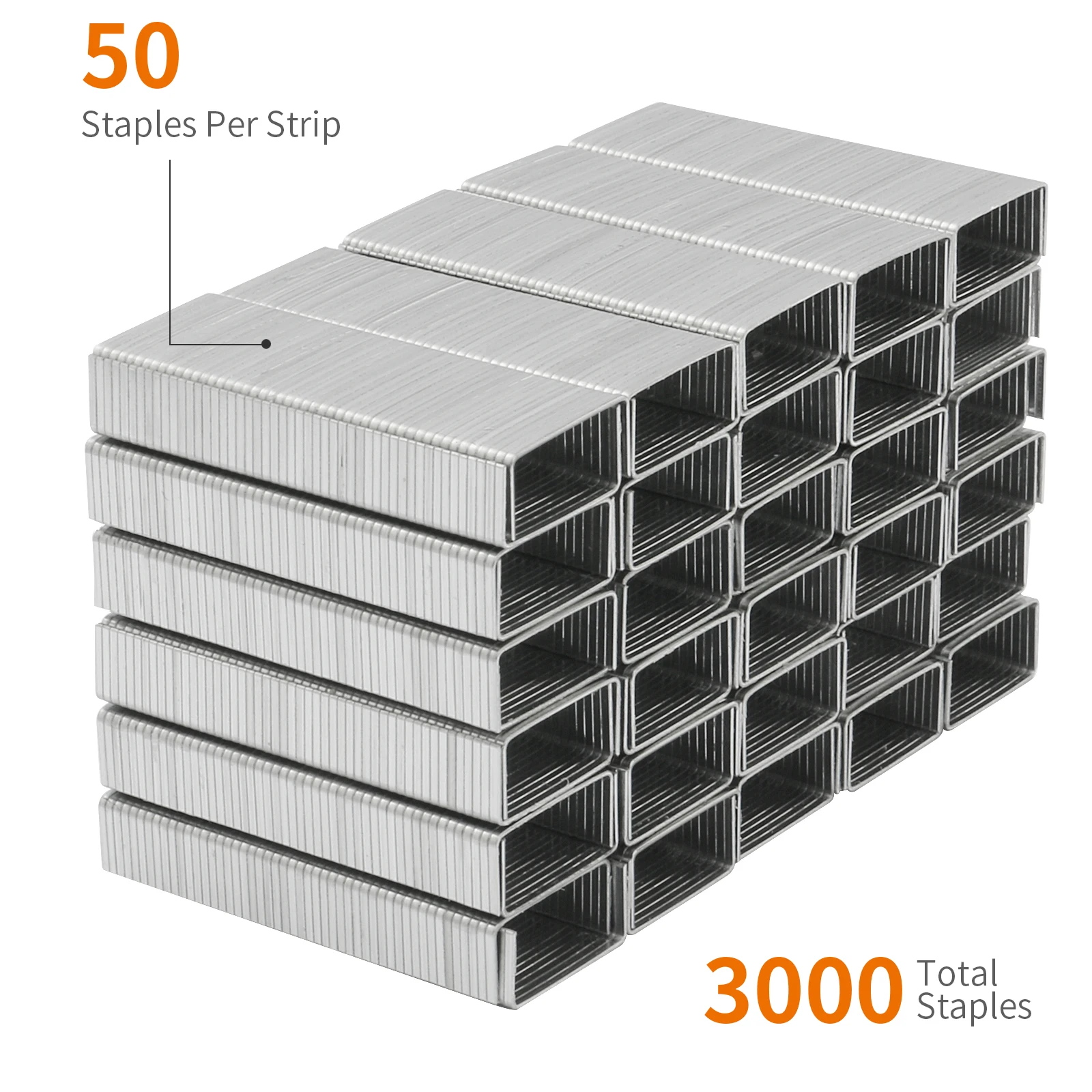 Eagle No.24/6 Staples 1/4&rdquo; leg 3000 Pieces 3-Box Bulk Pack 1000 Pcs per Box Office School Binding Accessories stapler pin