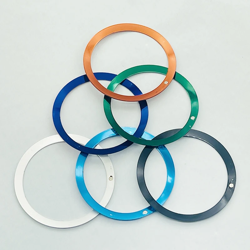 Curved Aluminum Watch Bezel Insert for Diving Watch Cases - 36.5mm