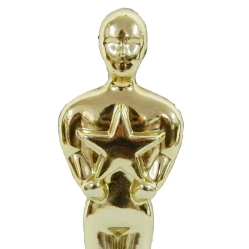 12Pcs Oscar Statuette Mold Reward the Winners Magnificent Trophies spherical trophy ornament crafts miniature ornament miniature figurines resin crafts resin ornaments in Ceremonies
