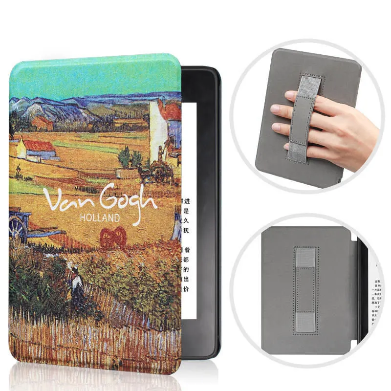 thumbnail image 1 of Funda para Kindle Paperwhite 11.ª generación 6,8 pulgadas 2021 + protector de pantalla Correa de mano Funda Ebook Activación automática Sueño M2L3EK M2L4EK, 1 of 5