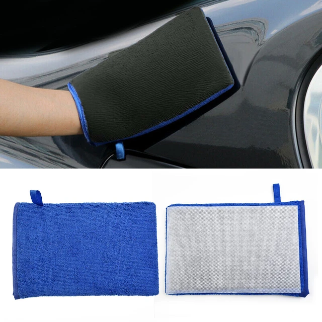 22.5*15,5 cm Auto Reinigung Ton Tuch Auto waschanlage Reinigungs handschuh  Handtücher für Auto Detail lierung Wasch handtuch mit blauen Ton Bar  Handtuch waschen - AliExpress