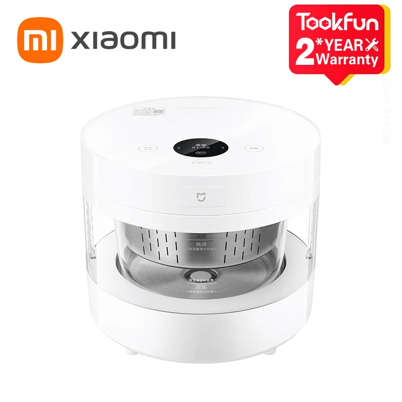 2023XIAOMIMIJIATransparentSteamingRiceCooker4LElectrical