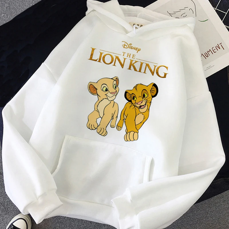 thumbnail image 1 of Disney Hakuna Matata divertida Simba Anime Sudadera con capucha mujer el Rey León Kawaii sudadera gráficos Harajuku mujer Sudadera con capucha, 1 of 4