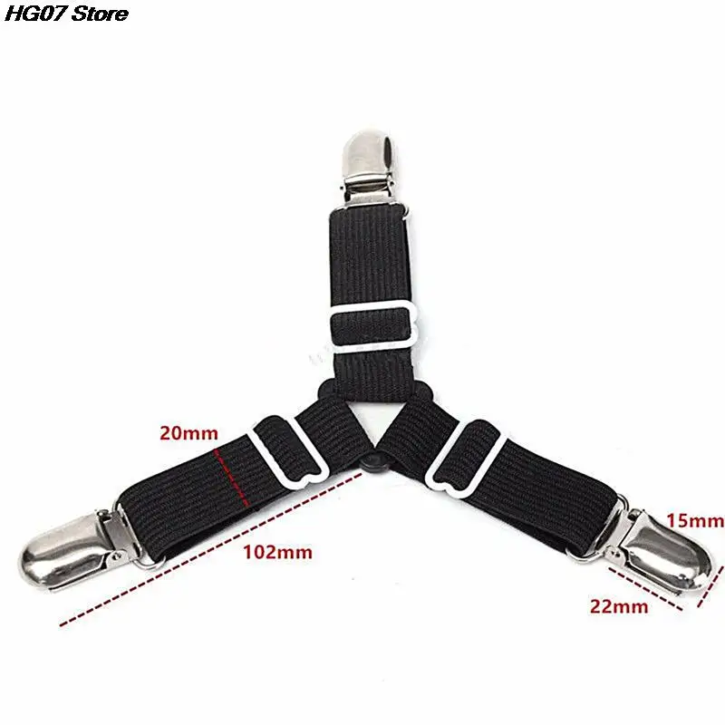 2/4PCS Adjustable Bed Sheet Clips Cover Grippers Holder Mattress Duvet Blanket Fastener Straps Fixing Slip-Resistant Belt bed sheet clips
