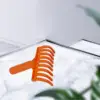 Small Yard Leaf Rake Lightweight 9 Tines Garden Rake Ergonomic Rake for Lawn 4