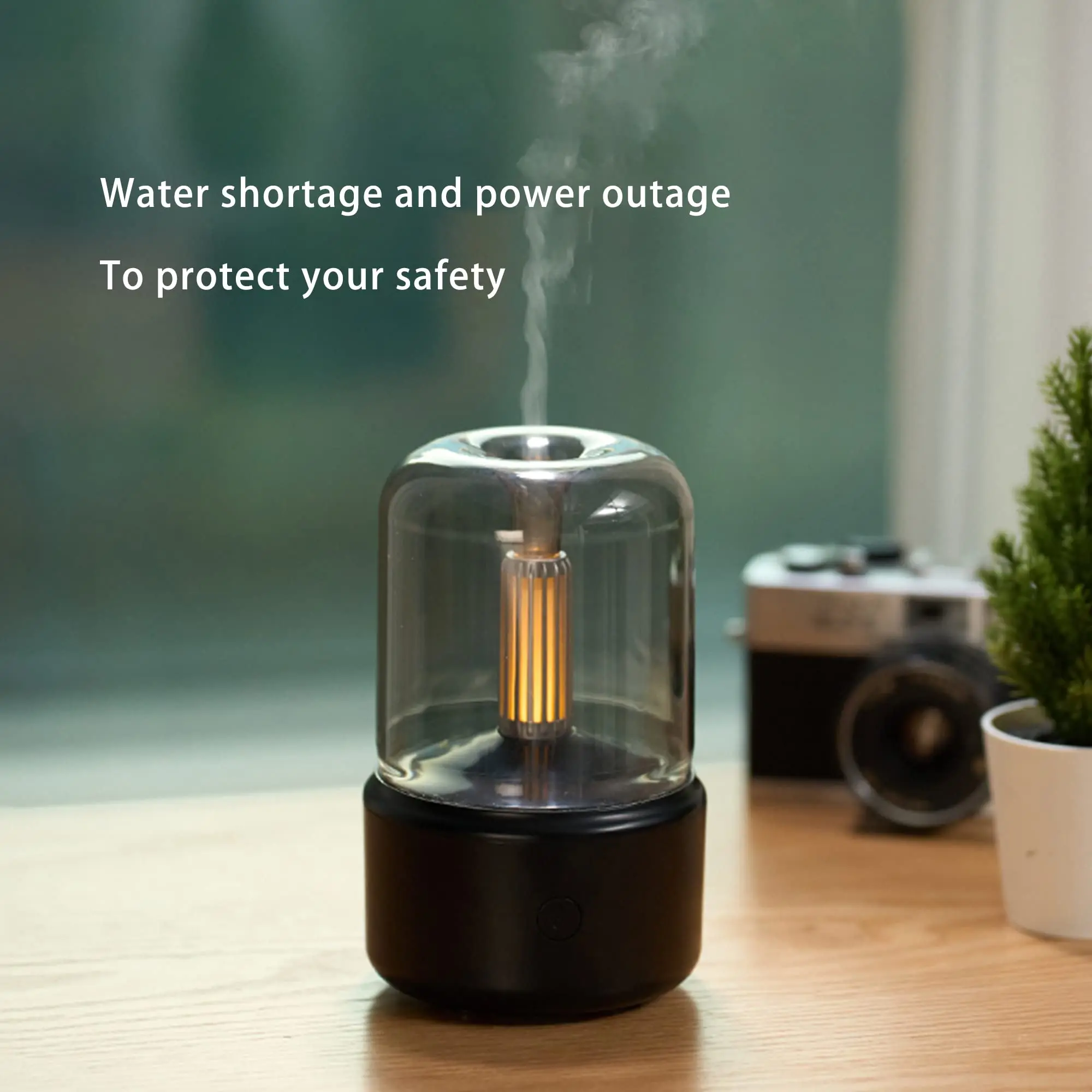 Candlelight lamp Aromatherapy Machine Essential Oil Diffuser Professional Cold air Aromatherapy Automatic Shutdown Without Water 5