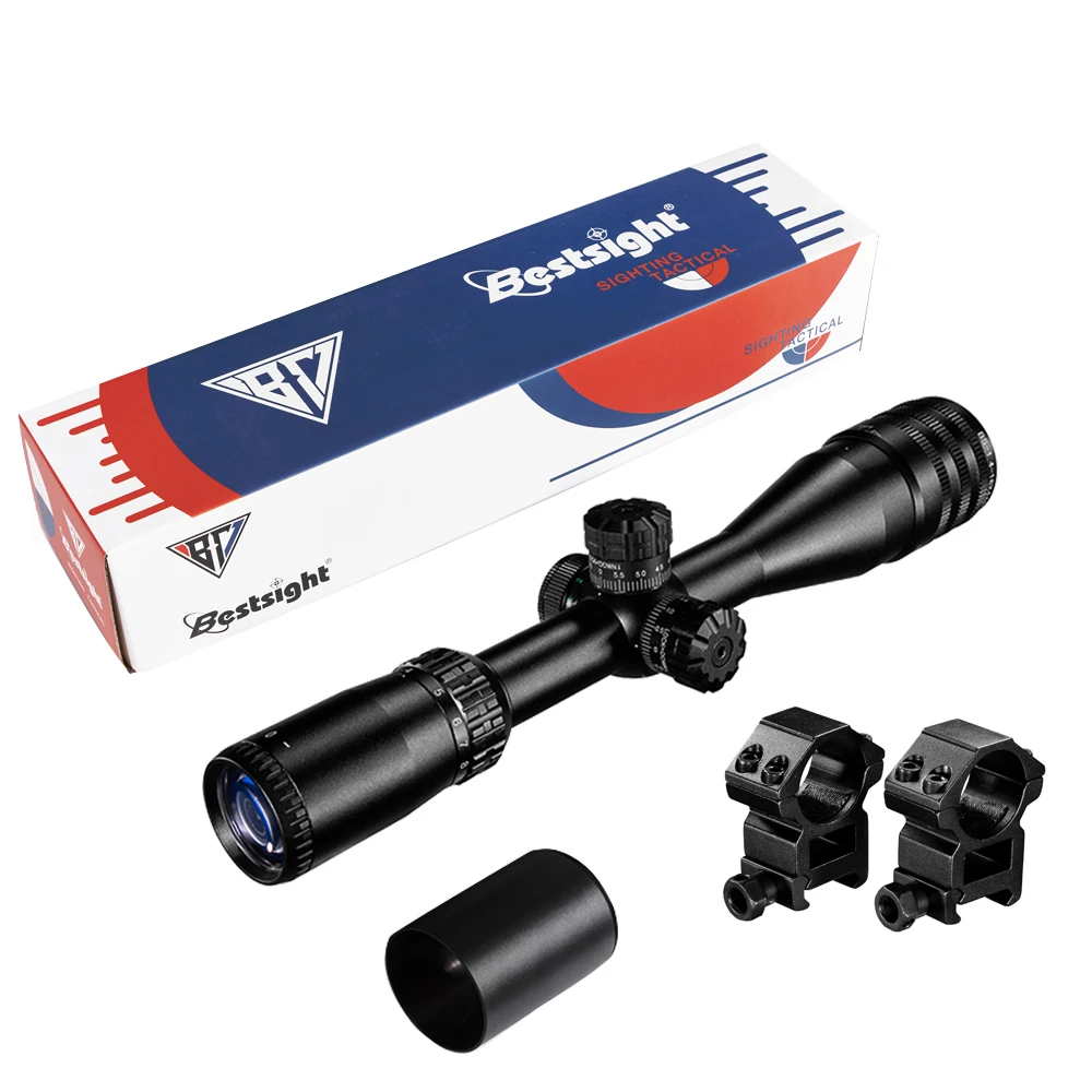 Bestsight 4-16x44 AOE Adjustable Optic Sight Green Red Illuminated Riflescope Hunting Scopes Airsoft Scope