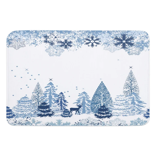 Home Snowflake Doormat, Winter Doormat, Winter Decor