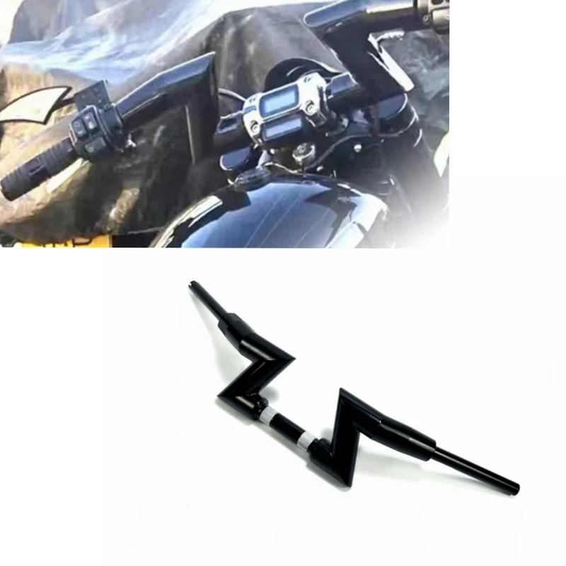 

Motorcycle 2 inch Z Lightning custom handlebars for Harley Dana Soft Tail Street bob Low Rider Fat boy Breakout NIGHT ROD XL883