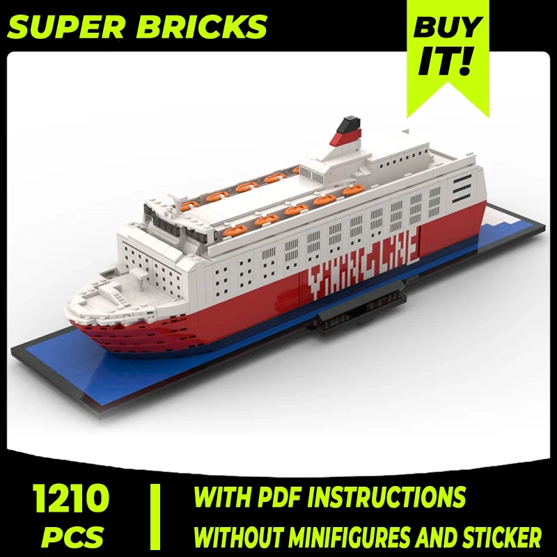 

Classics Ferry Model Moc Building Bricks The Viking Sally Technology Modular Blocks Gifts Christmas Toys DIY Sets Assembly