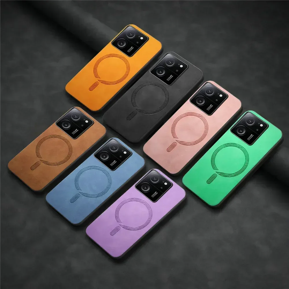 Ultra Thin Magnetic Leather Shockproof Phone Case