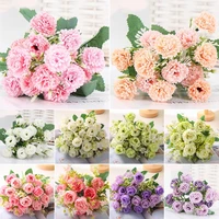 1PC Artificial Flowers Real Touch Artificial Moth Orchid Butterfly Orchid Peony Daisy For Home Table Wedding Festival Decoration - Image 6
