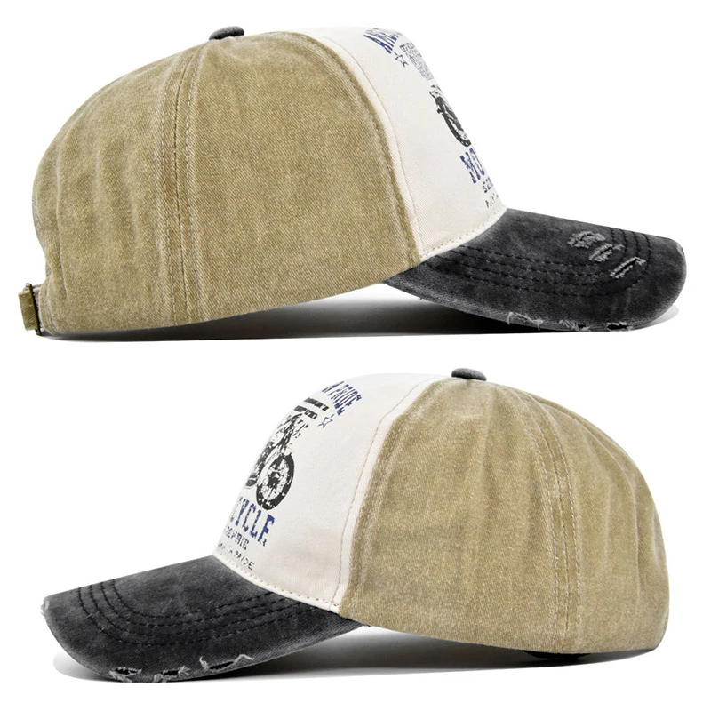 Hip Hop Hats for Women Men Motorcycle Graffiti Baseball Cap Wash Cotton Snapback Caps Summer Sun Hats Dad Hat Casquette Gorras