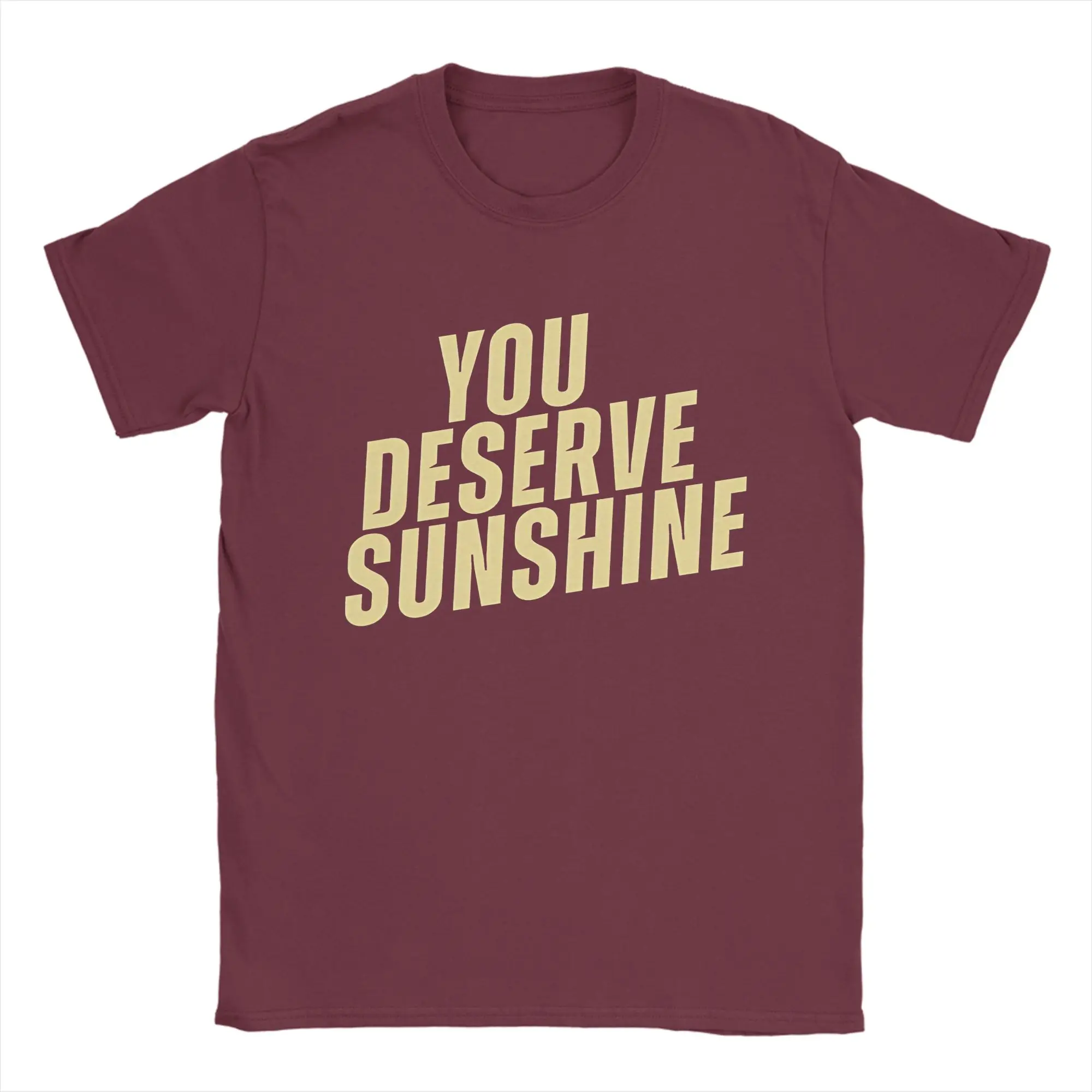 Men's You Deserve Sunshine Cotton Graphic Tee - Short Sleeve