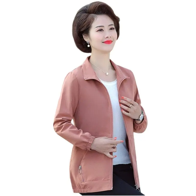 

UHYTGF Spring and Autumn Short Jacket Women Clothes Fashion Short Lapel Jacket Female Outerwear Loose size long sleeve Tops 718