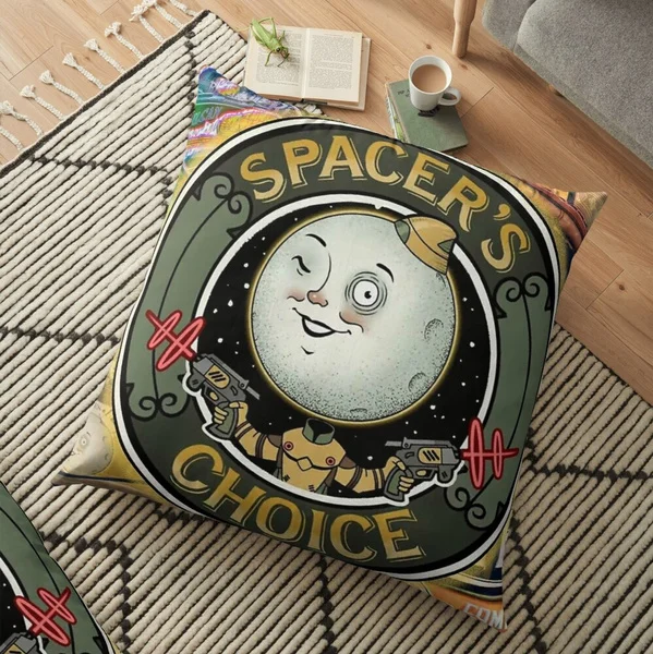 

The Outer Worlds Smile Pattern Square Pillow Case Sofa Decorative Throw Pillow Cushion Cover Home Accessories