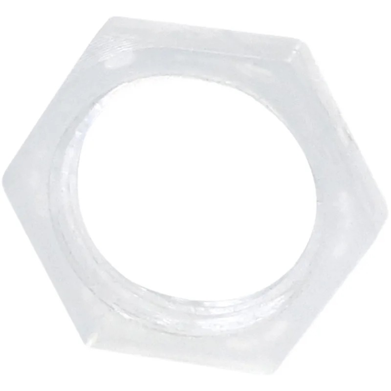Flange 1/8" 1/4" 3/8" 1/2" 3/4" Female thread plastic nuts Lock nut Outer hexagon fastening nut with Sealing ring 1PCS titanium flange nuts flange nut locking nuts nylon lock nut hexagon nuts