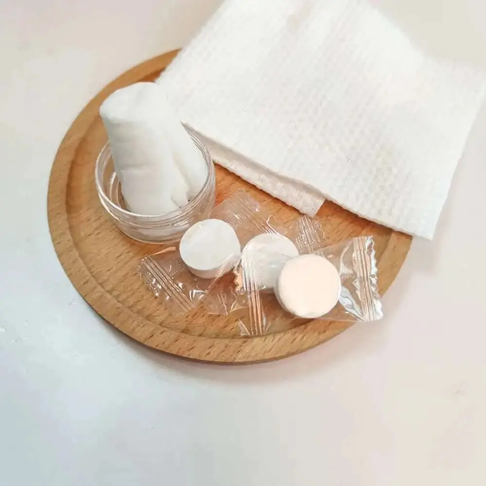 Description Picture 3 of itemPortable Compressed Towel Set Disposable Face Towel Makeup Compressed Towel Coin Tissue Mini Compressed Towel for Travel College