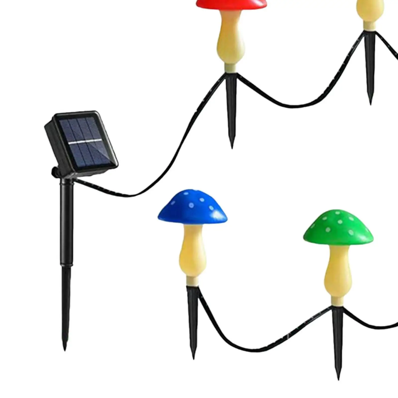 Solar Mushroom Lights Durable Solar Mushroom Decor Automatical Outdoor Solar