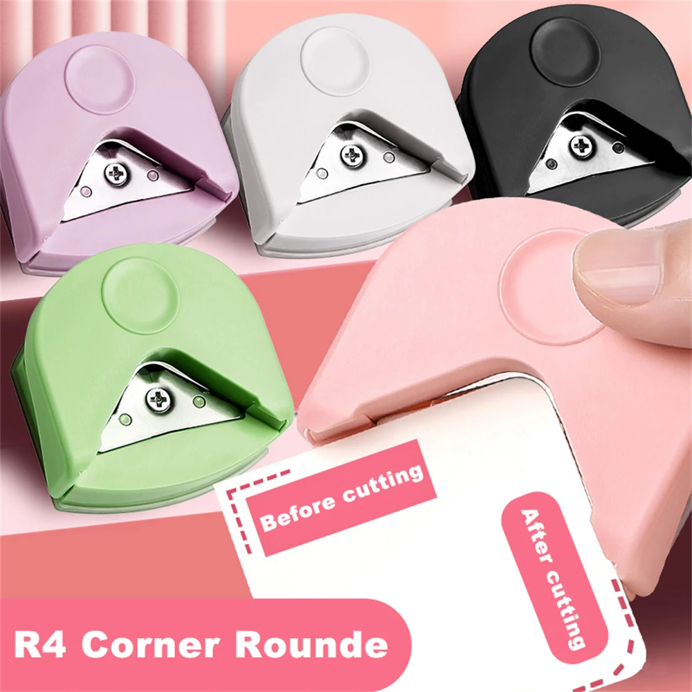 

Mini Rounders Paper Puncher Scrapbooking R4 Sharp Corner Trimming Card Photo Cutter Supplies Cortador De Papel Corner Trimmer