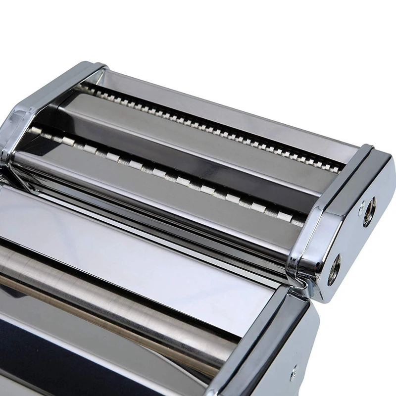 Pasta Maker Machine Hand Crank-Roller Cutter Noodle Makers Best For Homemade Noodles Spaghetti Dough Making Tools