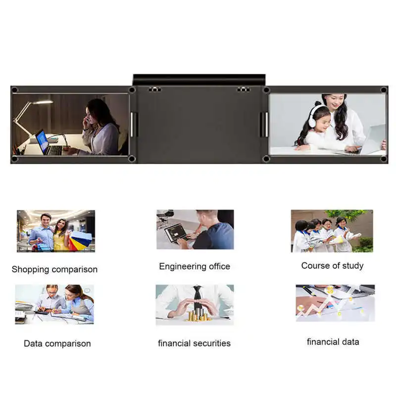 HD  ͽٴ ȭ 13.3 ġ IPS ü 1920x1080 HD ޴  Ʈ  ȭ, 100-240V