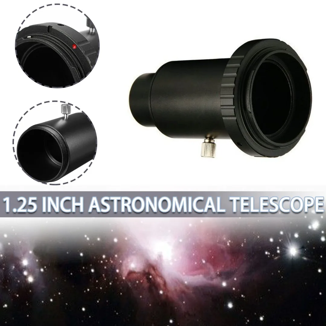 

Mayitr 1 шт. Адаптер для крепления телескопа 1,25 дюйма удлинительная трубка для камеры SLR фотография удлинитель для C-anon